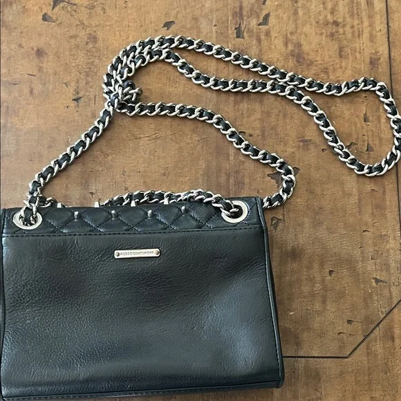 Rebecca Minkoff Black Quilted Crossbody Bag - Picture 3 of 4